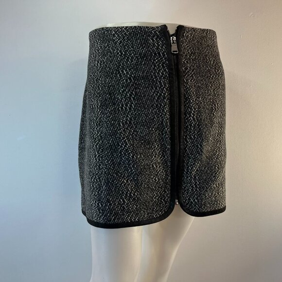 Highline Collective Women's Charcoal Herringbone Skirt - Size XL - NWT $89 - Picture 1 of 4